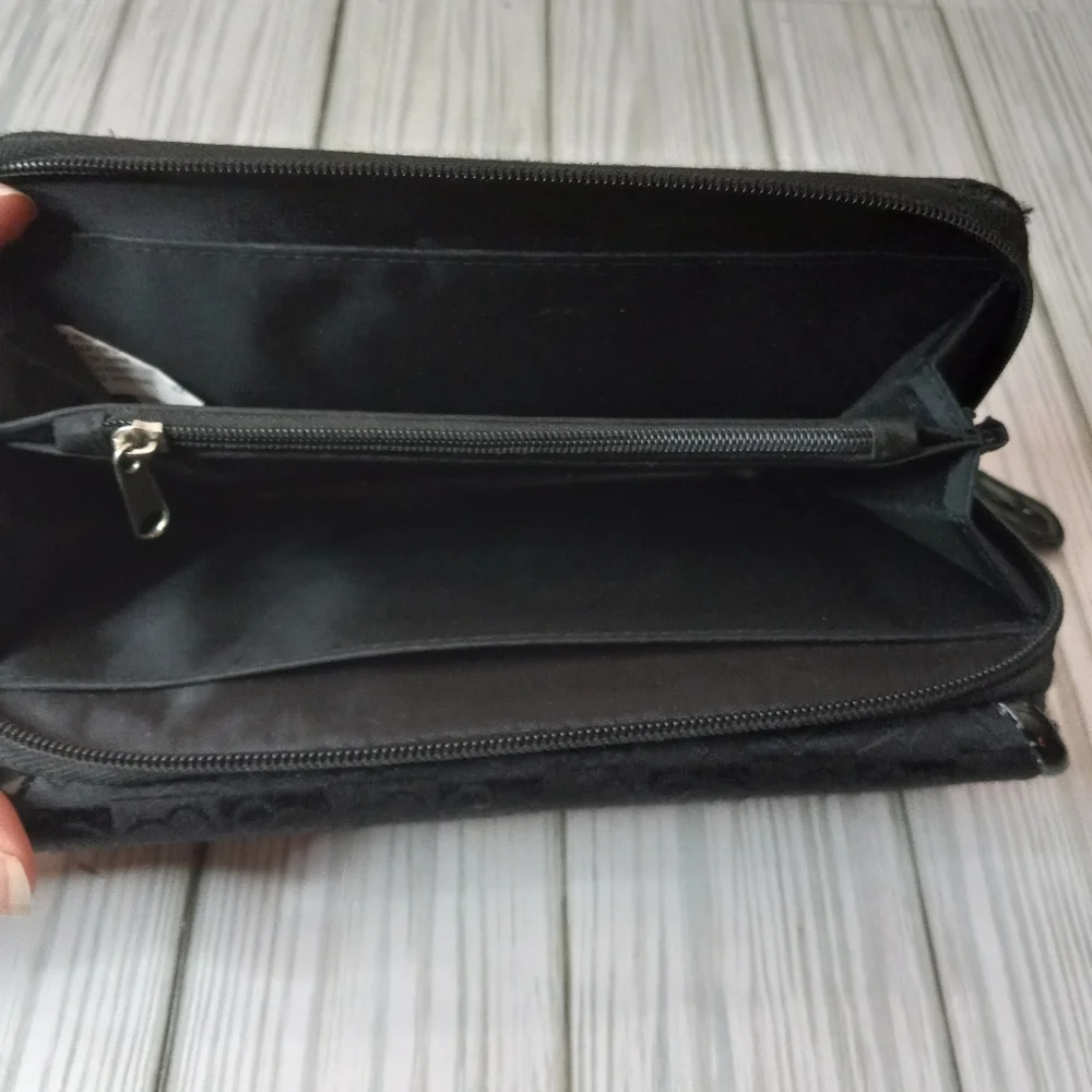 Y2K Heart Print Wallet Wristlet